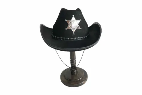 HA02 Cowboy Hat - Black