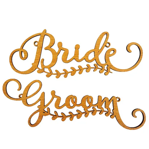 SK01 Sign Kerusi - Bride & Groom 