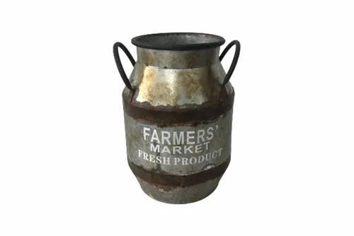 MW038 Milk Can - Galvanized