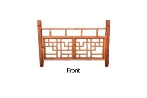 WF04 Wooden Fence - Oriental