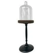 DM07 Dome Display - Wooden Tall Metal Stand
