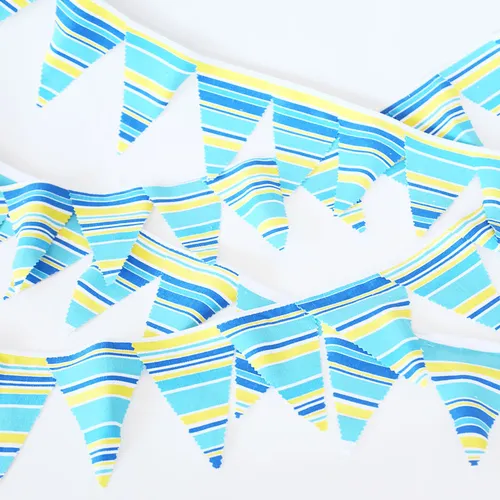 BT03 Bunting - Stripes Blue