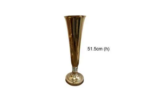 VA05 Vase - Fluted Gold