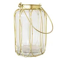 LN041 Lantern - Gold Medium