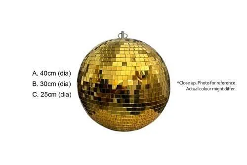 PRC05 Disco Ball - Gold