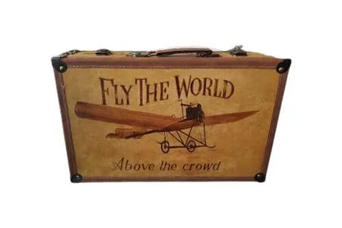 VS09 Vintage Suitcase - Fly The World