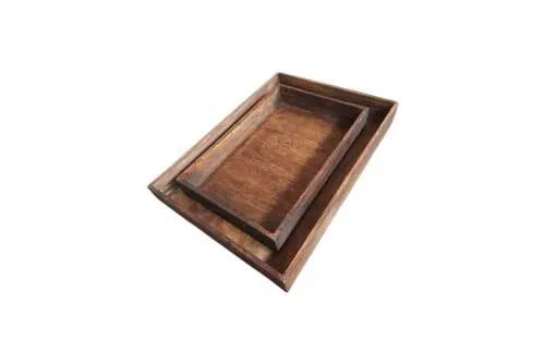 WD044 Wooden Tray Set - Oak