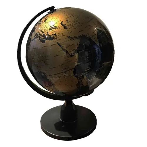 GB06 Globe - Black & Gold