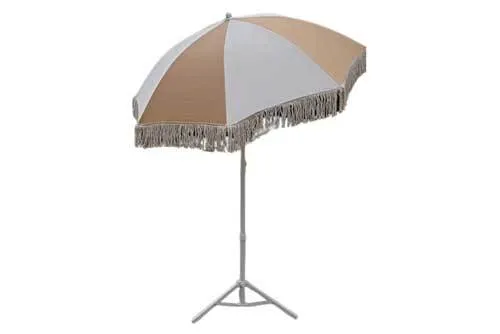 PR0692 Umbrella - Tassel (Beige Stripe)