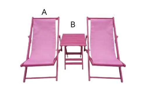 FT123 Beach Chair - Pink