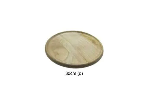 WD0472 Wooden Tray - Round