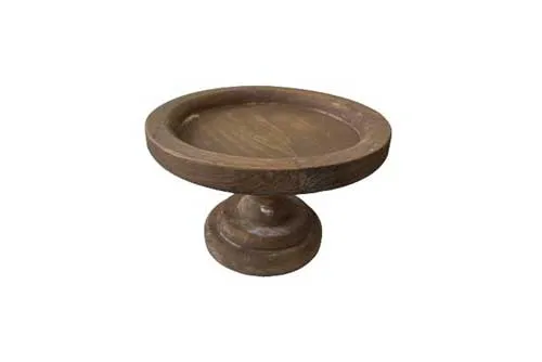 CS024 Cake Stand - Wooden Rustic