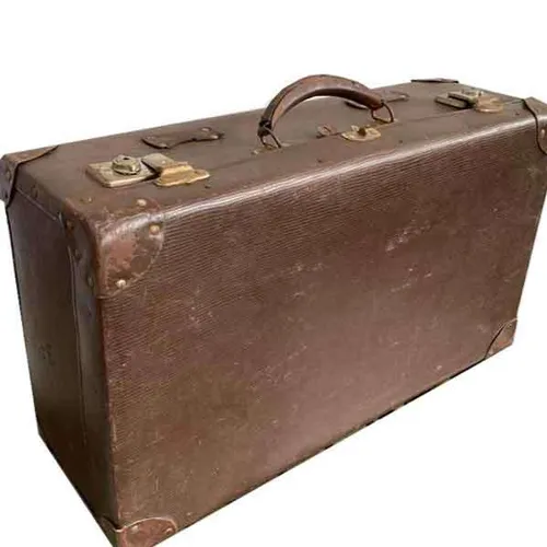 VS071 Vintage Suitcase - Brown