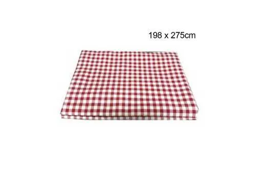 TC012 Table Cloth - Gingham Red