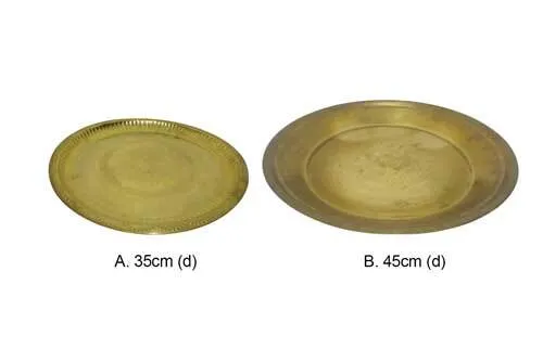 PRK04 Brass Pooja Plate