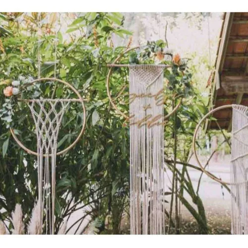 MA05 Macrame  Wreath 