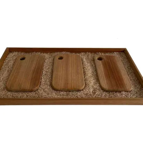 DP02 Display Platter - Wooden Set