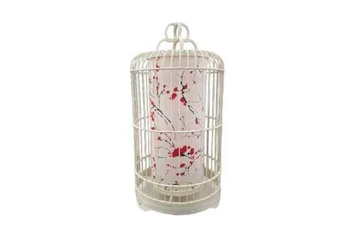 LN020 Lantern - White Wooden