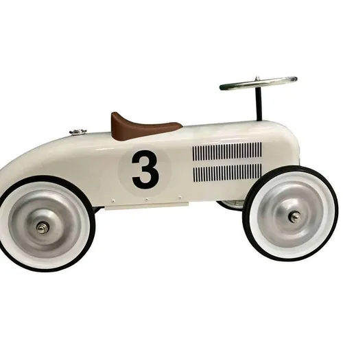 KDR01 Vintage Racer Car - Pepper White