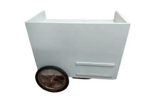 BCR03 Bar Cart - White