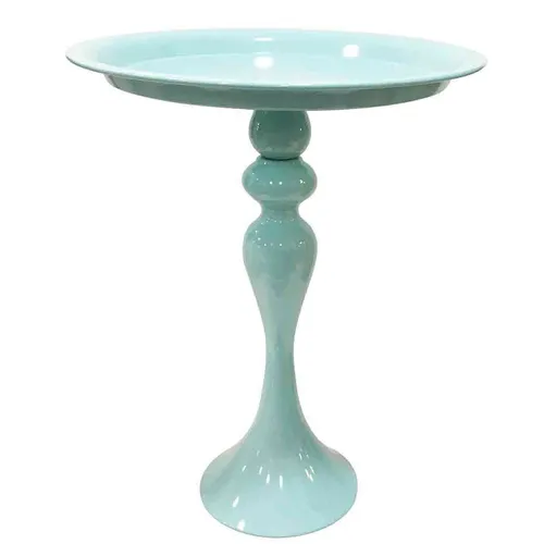 CS62 Cake Stand - Pastel Blue Pedestal Large
