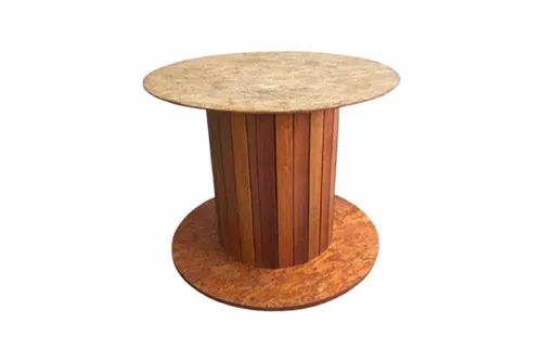 WC01 Wooden Cable Drum Table