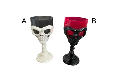 GW096 Wine Glass - Skull