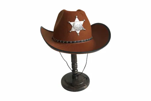HA03 Cowboy Hat - Brown