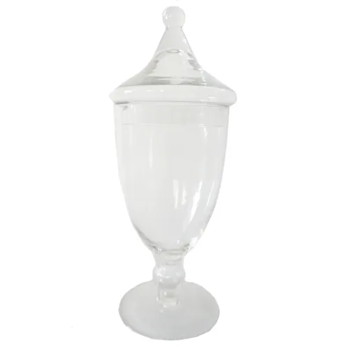 GW0733 Apothecary Jar - Pedestal Medium Oval (t) 