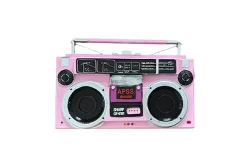 VR04 Vintage Radio - Pink