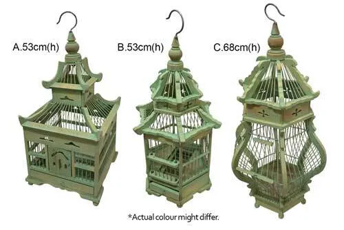 SB12 Bird Cage - Vintage (Dusty Green)