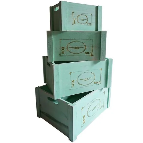 TP032 Timber Crate - Pastel Green S  