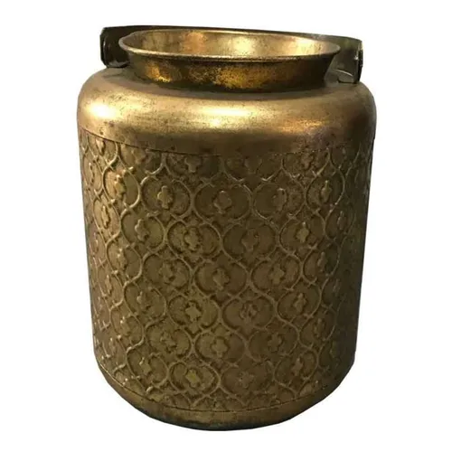 GW101 Antique Gold Vase - Large