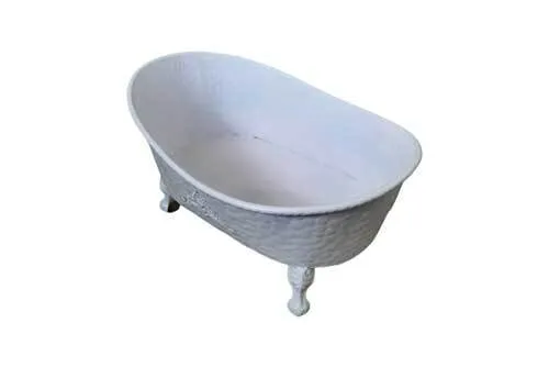 MW100 Metal Bath Tub - White