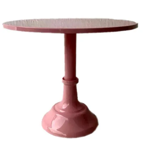 CS33 Cake Stand - Pink Metal Tall