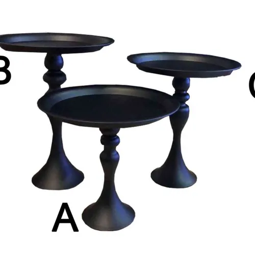 CS371 Cake Stand - Black