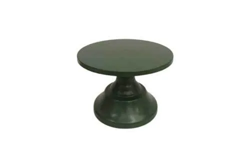 CS343 Cake Stand - Olive Green (Short)