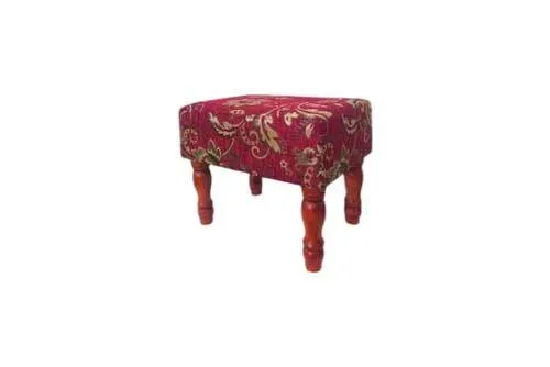 KR0192 Floral Footstool