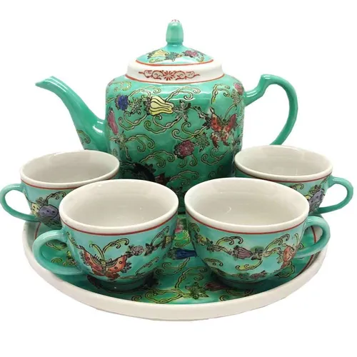 TS011 Tea Set - Turquoise
