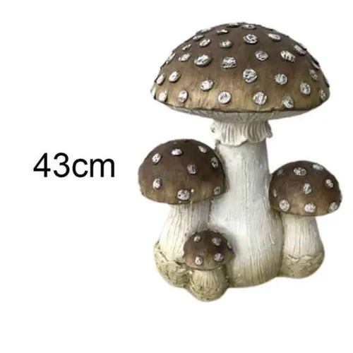 AFM02  Mushroom - Polka Dot Brown Toadstool