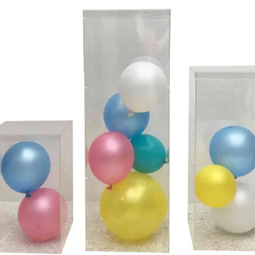 AP010 Pedestal - Acrylic Transparent