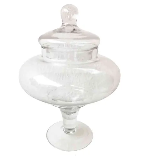 GW202  Apothecary Jar - Pedestal Medium Round