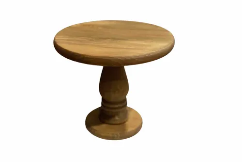 CS022 Cake Stand - Wooden Rustic