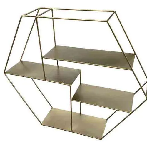 DS190 Dessert Stand - Hexagon Gold