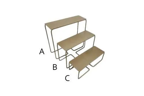 DR12 Display Riser - Gold
