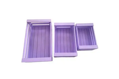TP082 Timber Crates - Set (Purple)