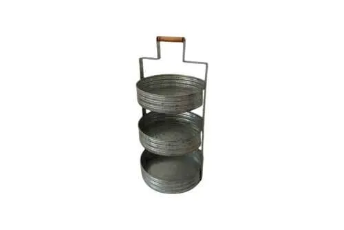 DS1281 Dessert Stand - Rustic