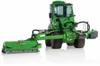 Klepelmaaier met hydraulische zij-arm