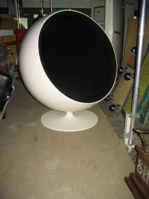 Ball (Globe) Chair, Eero Aarnio, 70er, weiß