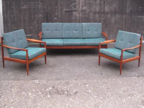 Sofa, Dänemark, Teakholz